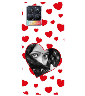 A0525-Loving Hearts Back Cover for Realme 8