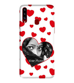 A0525-Loving Hearts Back Cover for Samsung Galaxy A20s
