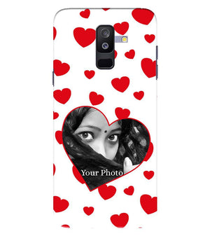 A0525-Loving Hearts Back Cover for Samsung Galaxy A6 Plus