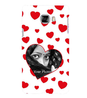 A0525-Loving Hearts Back Cover for Samsung Galaxy C7 Pro