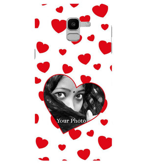 A0525-Loving Hearts Back Cover for Samsung Galaxy J6 (2018)