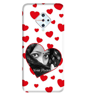 A0525-Loving Hearts Back Cover for Vivo S1 Pro