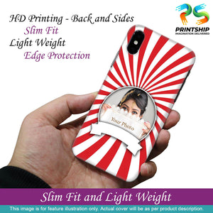 A0527-Red and White Frame Back Cover for Realme C17-Image2