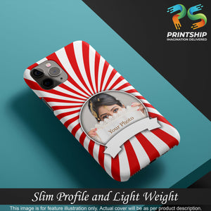 A0527-Red and White Frame Back Cover for Realme C17-Image4