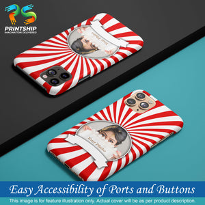A0527-Red and White Frame Back Cover for Samsung Galaxy A71-Image5