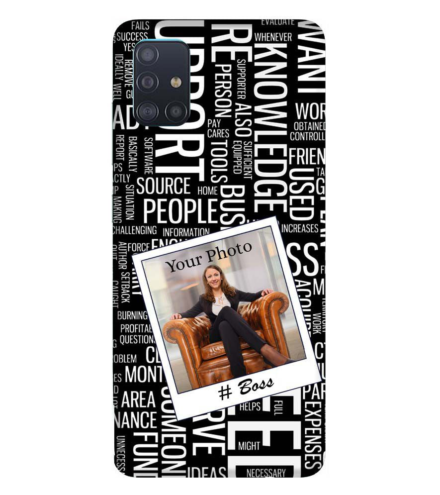 A0528-Boss with Photo Back Cover for Samsung Galaxy A51
