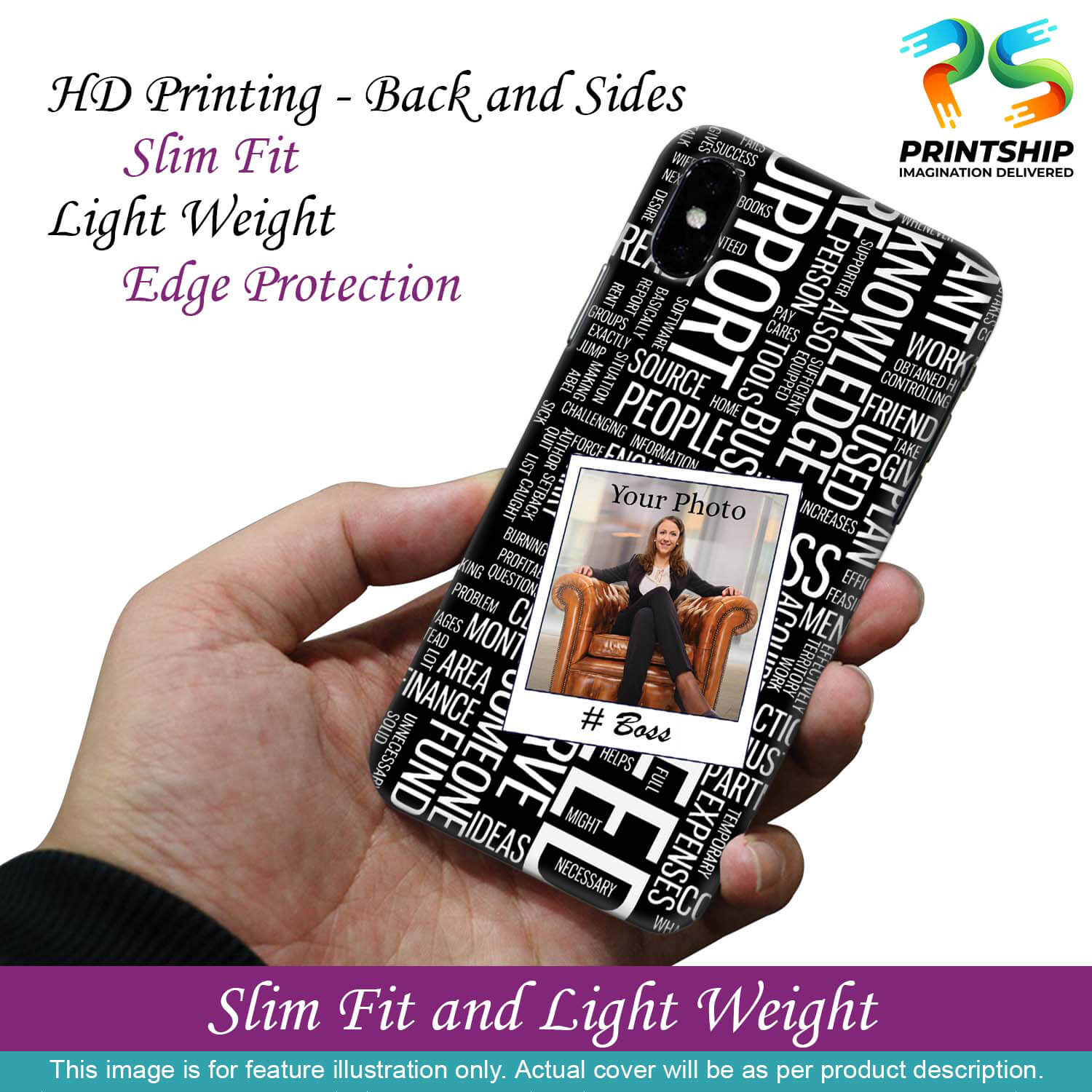 A0528-Boss with Photo Back Cover for Samsung Galaxy S21 5G