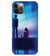 BT0106-A Girl And Boy With Blue Night Background Back Cover for Apple iPhone 12 Pro