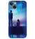 BT0106-A Girl And Boy With Blue Night Background Back Cover for Apple iPhone 13