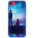 BT0106-A Girl And Boy With Blue Night Background Back Cover for Apple iPhone SE (2020)