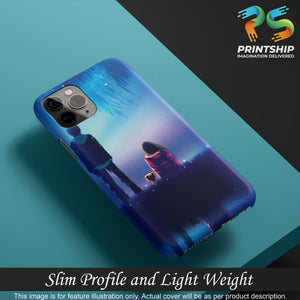 BT0106-A Girl And Boy With Blue Night Background Back Cover for Oppo A15 and Oppo A15s-Image4