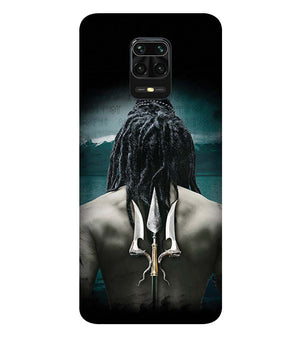BT0233-Lord Shiva Rear Pic Back Cover for Xiaomi Redmi Note 9S