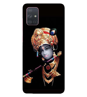 D1540-Beautiful Looking Lord Krishna Back Cover for Samsung Galaxy A71