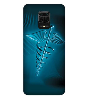 D1707-Medical Care Back Cover for Xiaomi Redmi Note 9 Pro Max