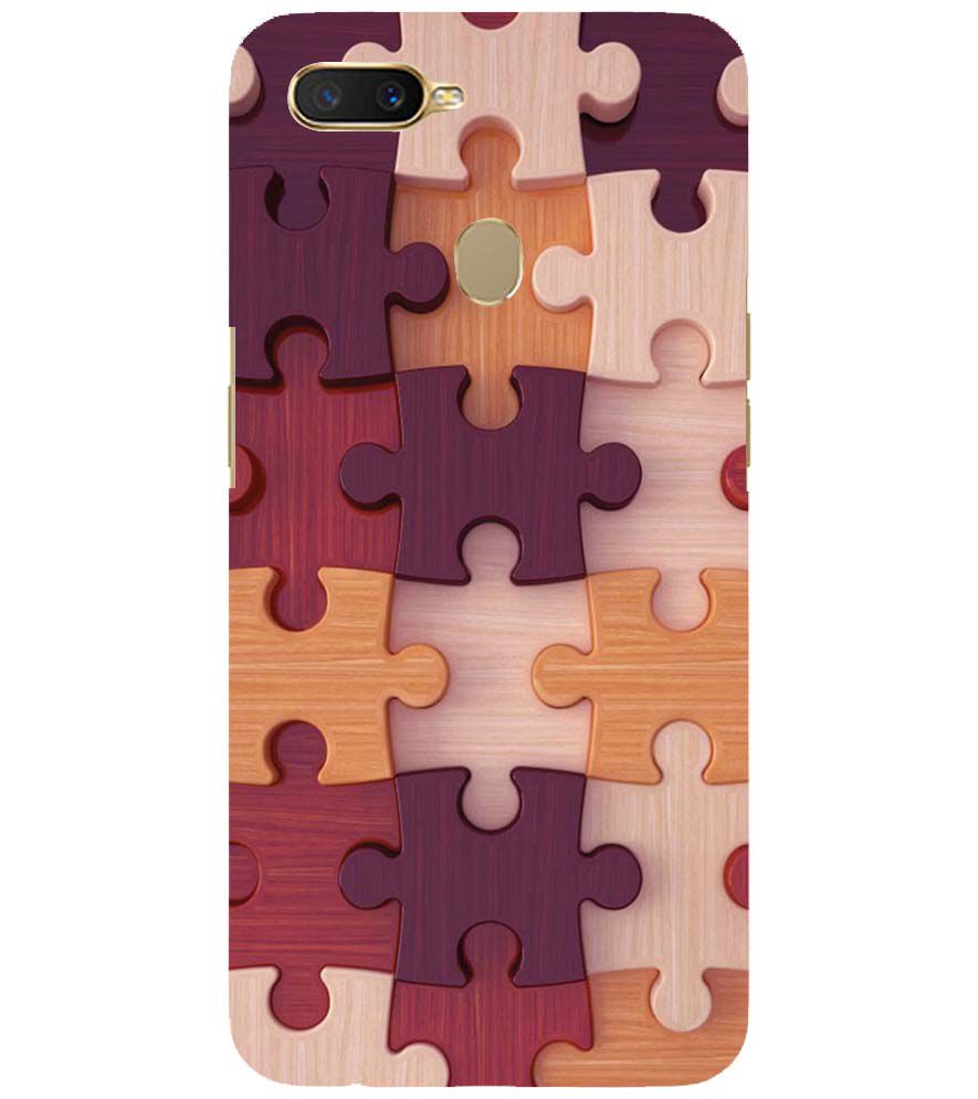 D2046-Wooden Jigsaw Back Cover for Oppo A11K