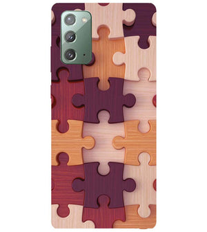 D2046-Wooden Jigsaw Back Cover for Samsung Galaxy Note20
