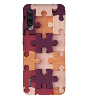 D2046-Wooden Jigsaw Back Cover for Xiaomi Mi A3