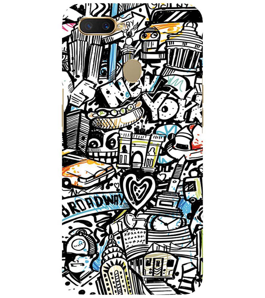 D2074-Cool Graffiti Back Cover for Oppo A11K
