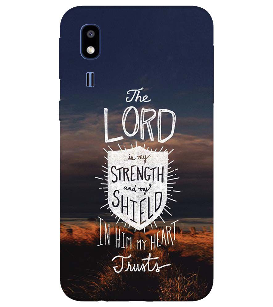 D2206-In Lord My Heart Trusts Back Cover for Samsung Galaxy A2 Core