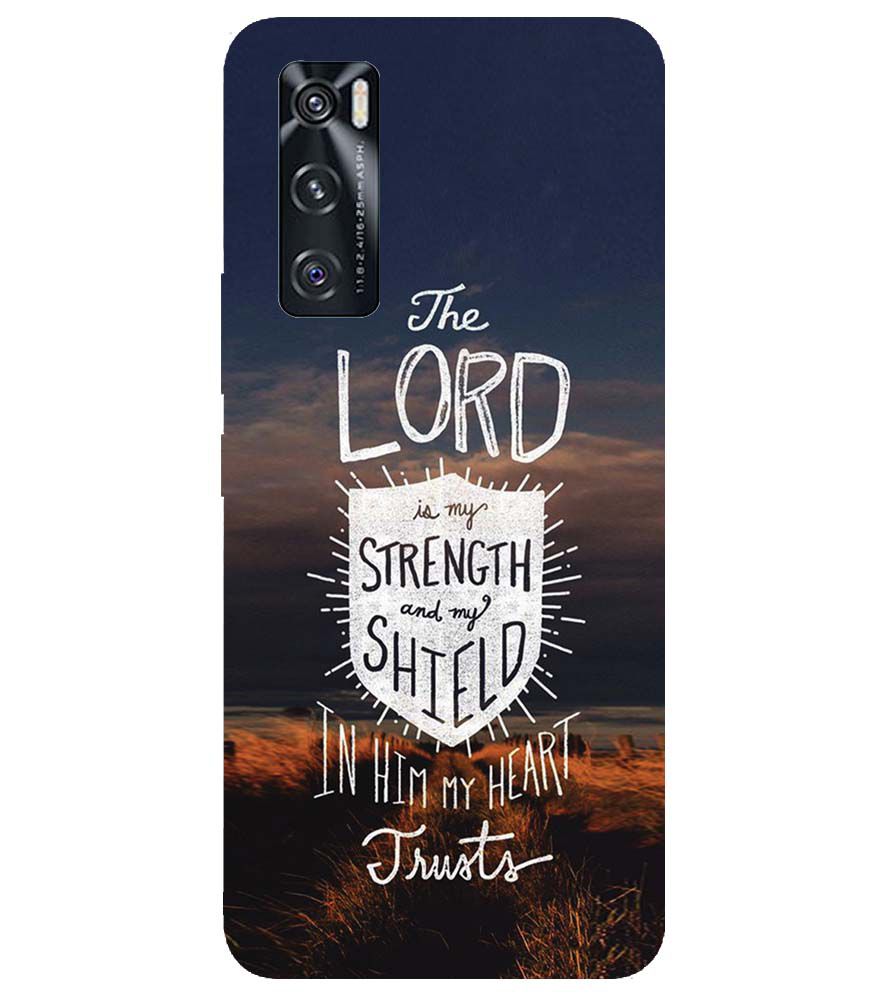 D2206-In Lord My Heart Trusts Back Cover for vivo V20 SE