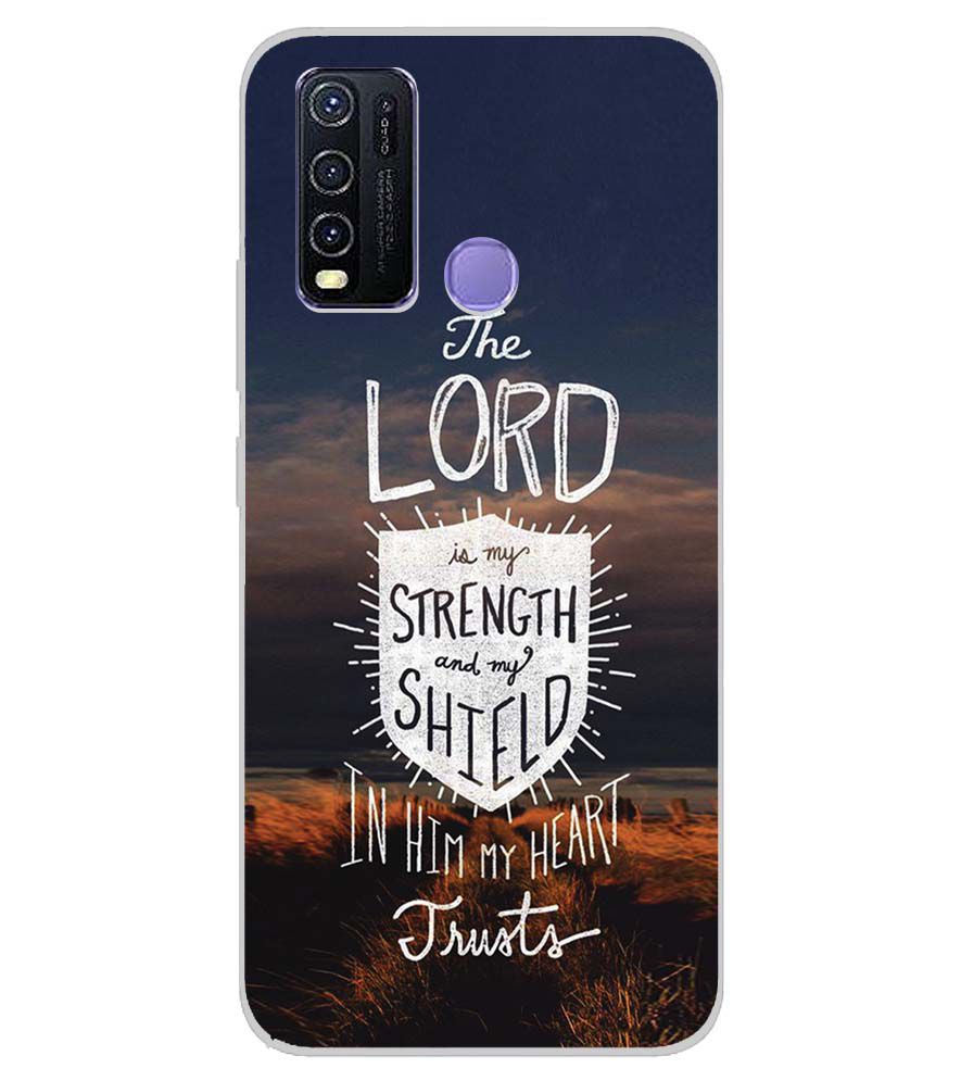 D2206-In Lord My Heart Trusts Back Cover for Vivo Y50
