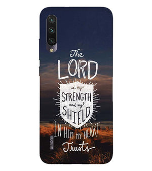 D2206-In Lord My Heart Trusts Back Cover for Xiaomi Mi A3