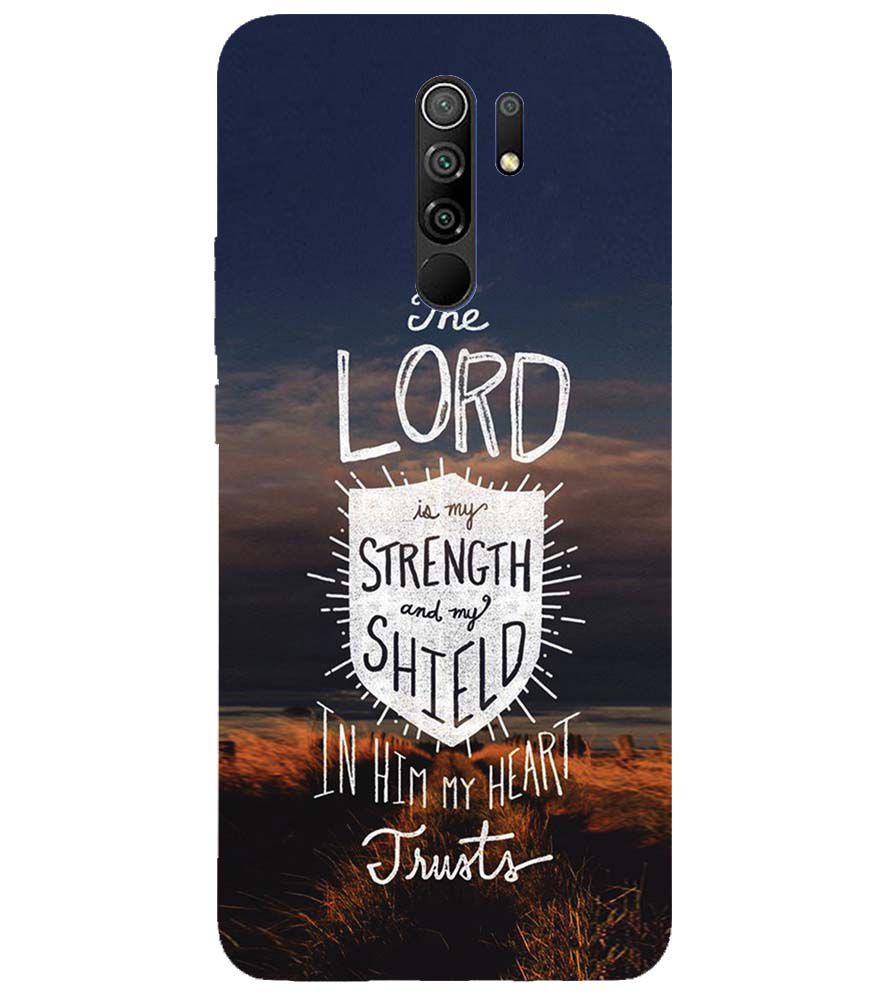 D2206-In Lord My Heart Trusts Back Cover for Xiaomi Poco M2