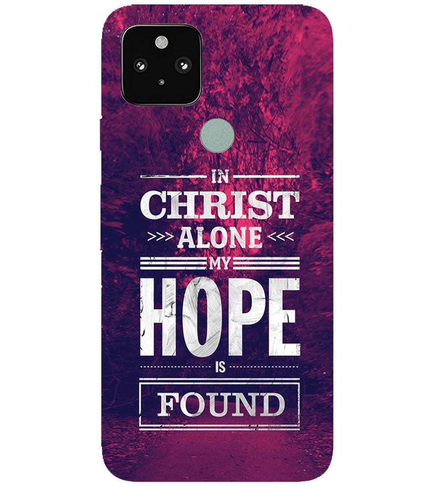 D2208-In Christ I Find Hope Back Cover for Google Pixel 5