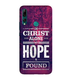 D2208-In Christ I Find Hope Back Cover for Huawei Y9 Prime (2019)