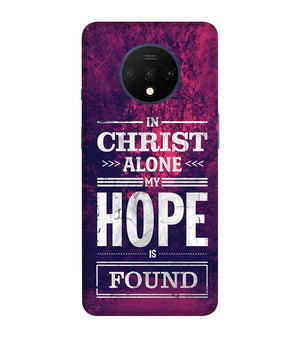 D2208-In Christ I Find Hope Back Cover for OnePlus 7T
