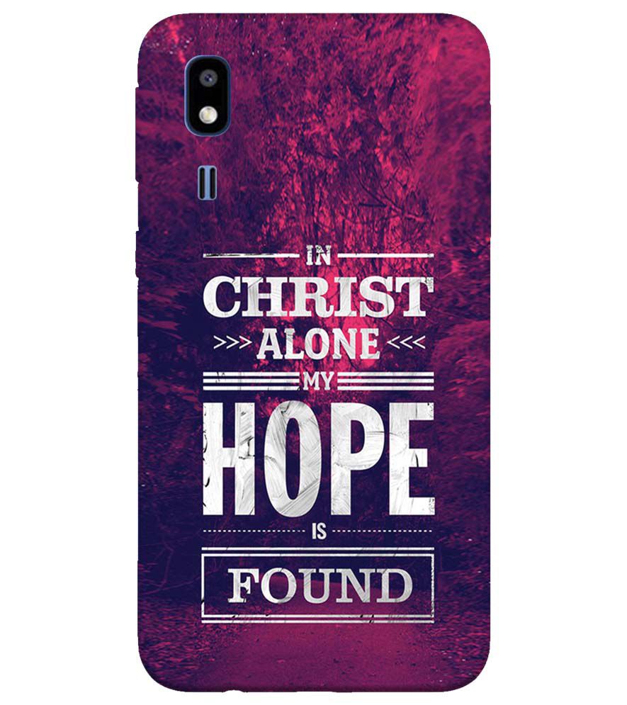 D2208-In Christ I Find Hope Back Cover for Samsung Galaxy A2 Core