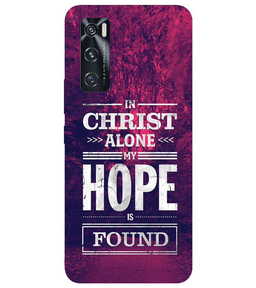 D2208-In Christ I Find Hope Back Cover for vivo V20 SE