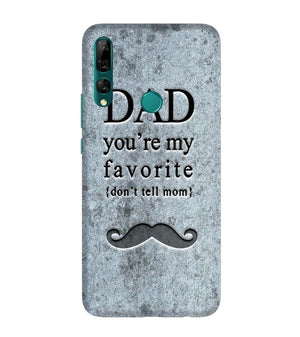 G0037-Dad You're my Favourite Back Cover for Huawei Y9 Prime (2019)
