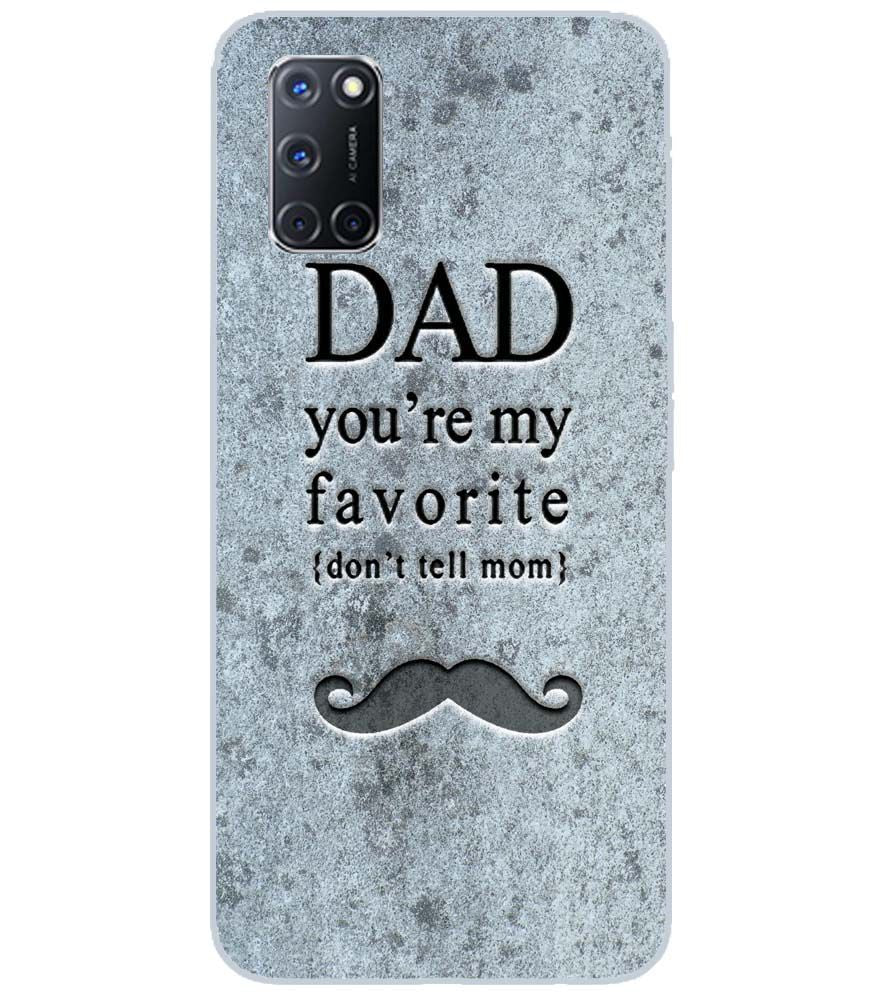 G0037-Dad You're my Favourite Back Cover for Oppo A52
