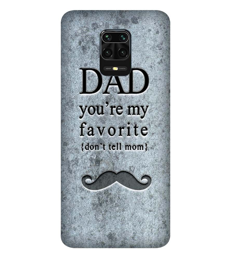 G0037-Dad You're my Favourite Back Cover for Xiaomi Redmi Note 9 Pro Max