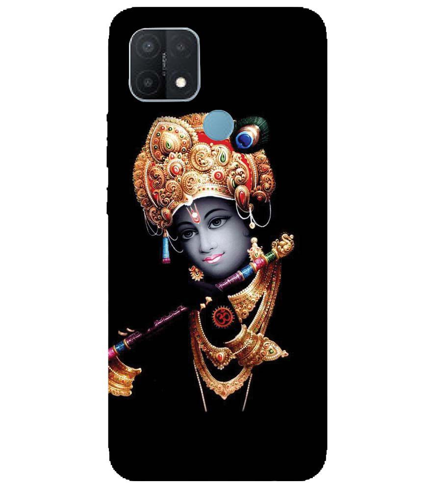 G0186-Lord Krishna Back Cover for Oppo A15 and Oppo A15s