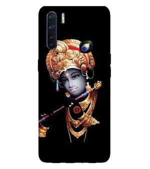 G0186-Lord Krishna Back Cover for Oppo F15