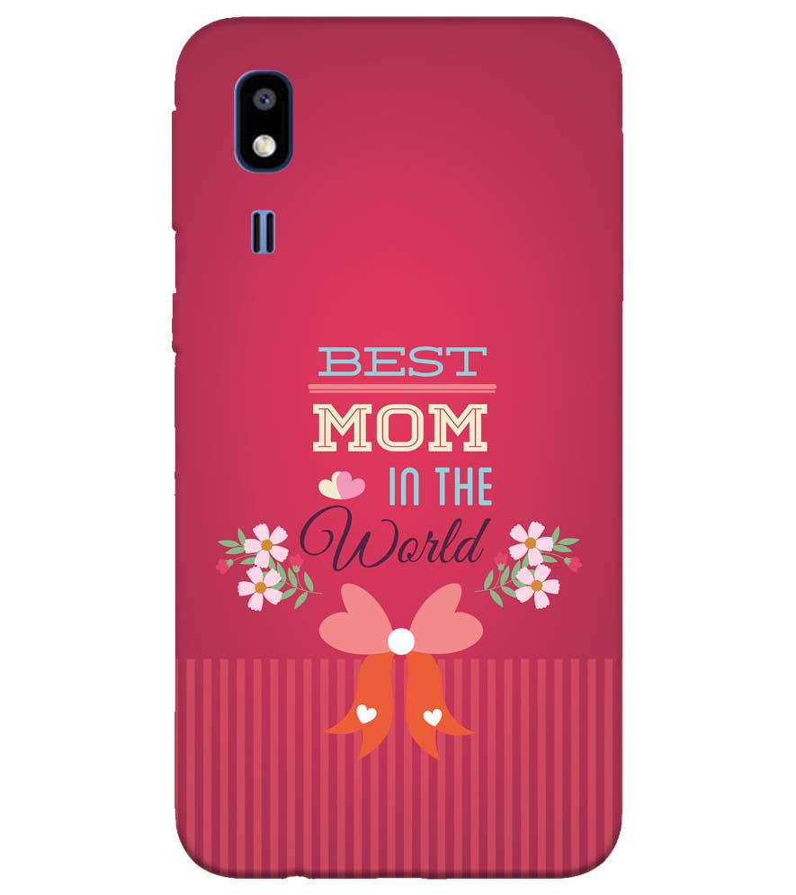 G0357-Best Mom in the World Back Cover for Samsung Galaxy A2 Core