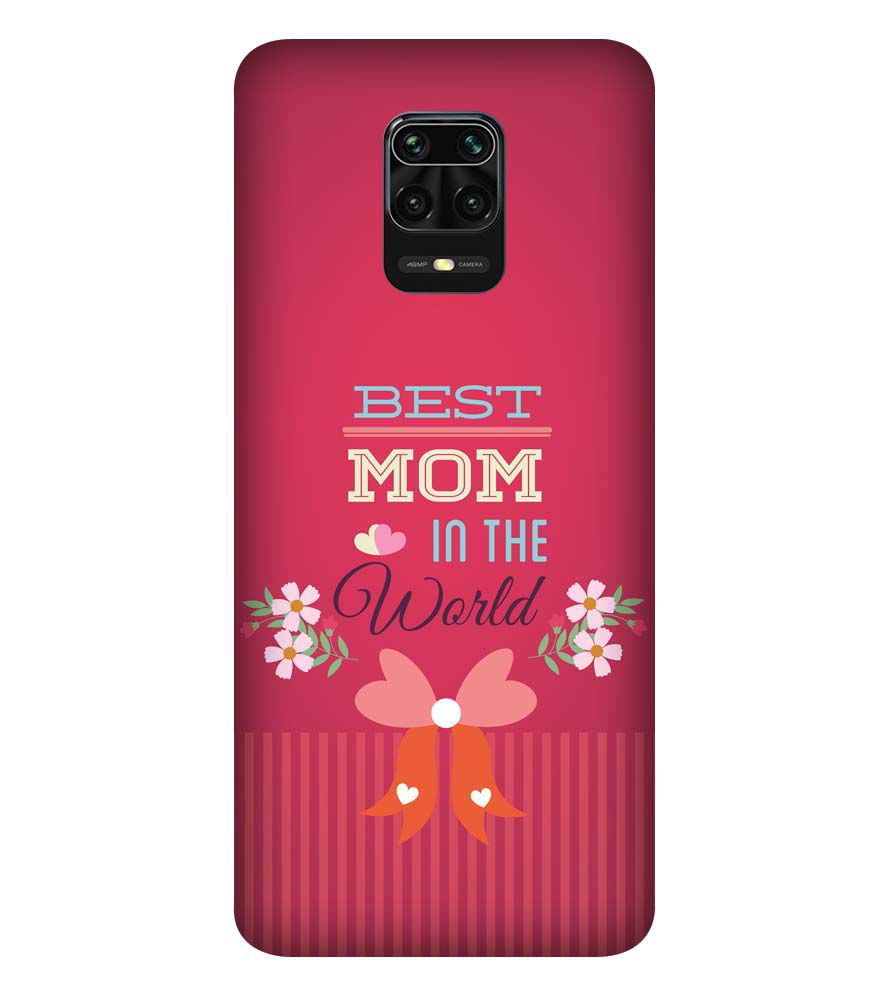 G0357-Best Mom in the World Back Cover for Xiaomi Redmi Note 9 Pro Max