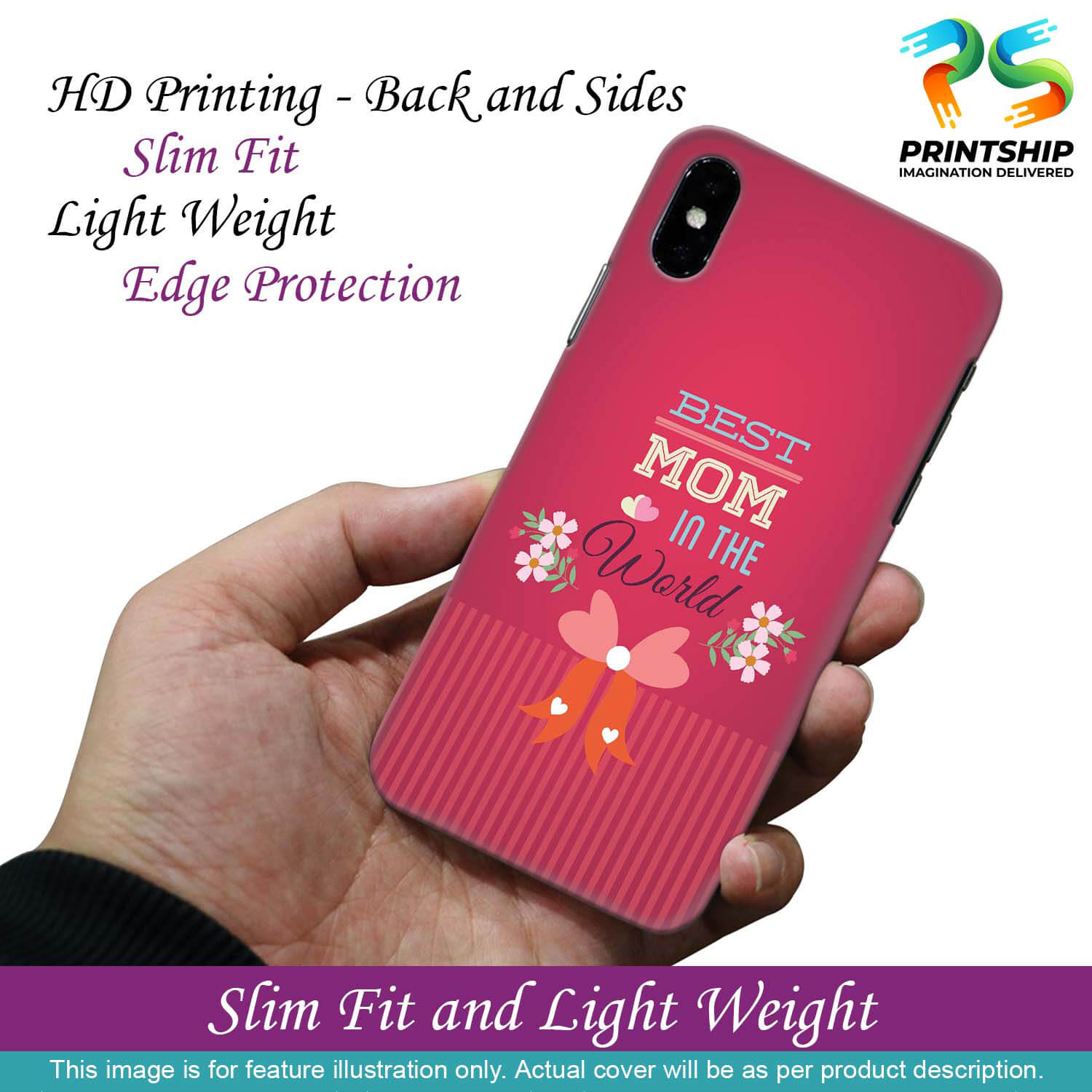 G0357-Best Mom in the World Back Cover for Oppo A52