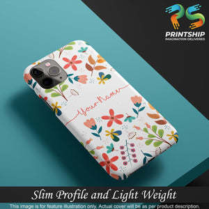 IK5002-Flower with Name Back Cover for Realme C17-Image4