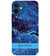 IK5007-Galaxy Blue with Name Back Cover for Apple iPhone 12 Mini