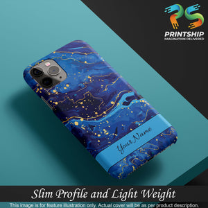 IK5007-Galaxy Blue with Name Back Cover for Realme C17-Image4