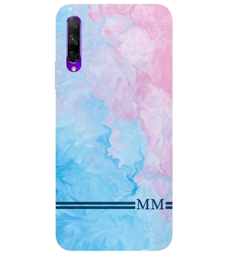 IK5008-Classic Marble with Initials Back Cover for Honor 9X Pro