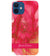 IK5010-Hot Pink Marble with Name Back Cover for Apple iPhone 12 Mini