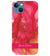 IK5010-Hot Pink Marble with Name Back Cover for Apple iPhone 13