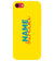 IK5016-Yellow Name and Surname Back Cover for Apple iPhone SE (2020)