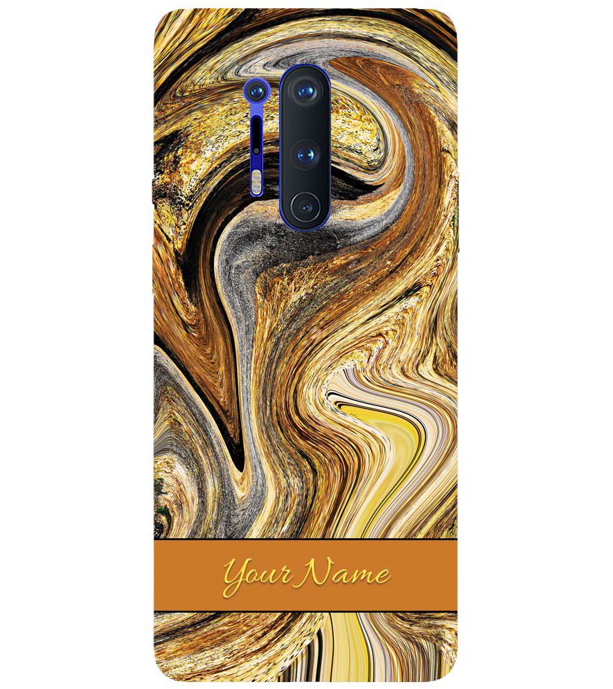 IK5018-Modern Art Name Back Cover for OnePlus 8 Pro