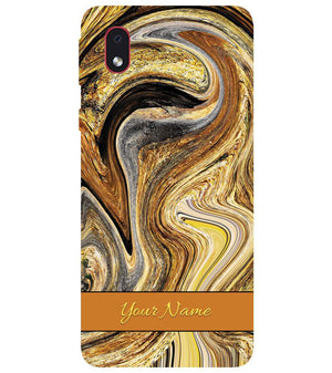 IK5018-Modern Art Name Back Cover for Samsung Galaxy M01 Core