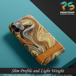 IK5018-Modern Art Name Back Cover for Samsung Galaxy A71-Image4
